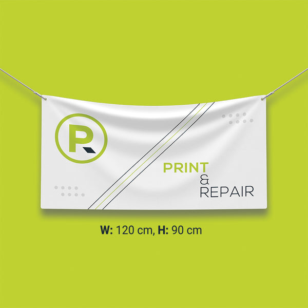 Banner with Eyelets - 120cm by 90cm