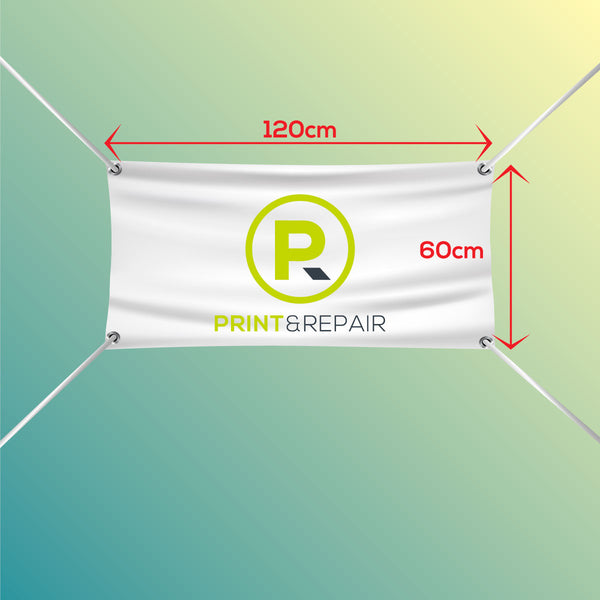 Banner with Eyelets - 120cm by 60cm